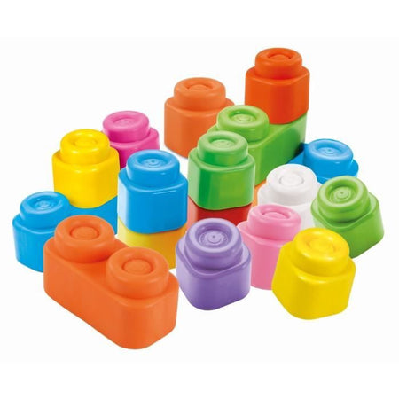 Clementoni - Clemmy Baby - Busta da 40 cubetti morbidi - Misti - Dai 9 mesi - Il cubo morbido garantisce sicurezza ed è utilizzabile su Mac
