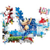 Clementoni - Edukit - Sonic - Scatola didattica 4 in 1 - 2 puzzle, 1 promemoria, 1 set da 6 cubi - Made in Italy - Dai 4 anni in su