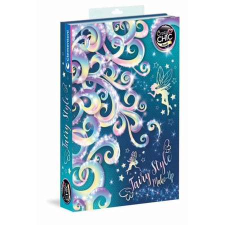 Clementoni - Palette per trucco in stile fata - Crazy Chic - Box da ragazza con specchio integrato
