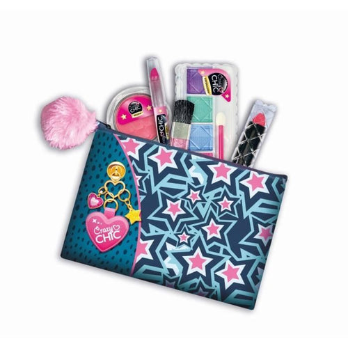 Clementoni Crazy Chic - Tasca per il trucco lavabile - Contiene 5 prodotti per il trucco
