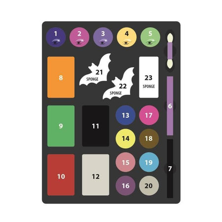 Monster High Makeup Set - Clementoni - Palette contenente polveri, ombretti, matite