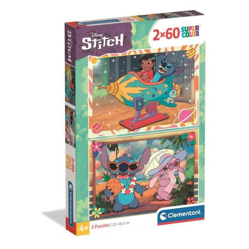 CLEMENTONI - 2x60 pezzi - Stitch