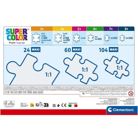 CLEMENTONI - Maxi 24 piezas - Iron Man y sus increíbles amigos