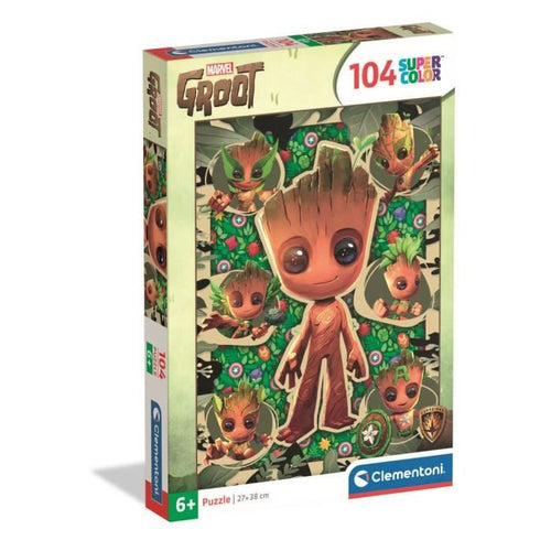 CLEMENTONI - 104 pezzi - Marvel, Groot