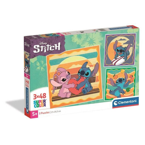 CLEMENTONI - 3x48 pezzi - Stitch