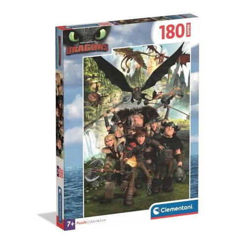 CLEMENTONI - 180 pezzi Super - Draghi