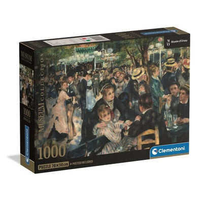 CLEMENTONI - Compact 1000 pezzi - Renoir: Ballo al mulino