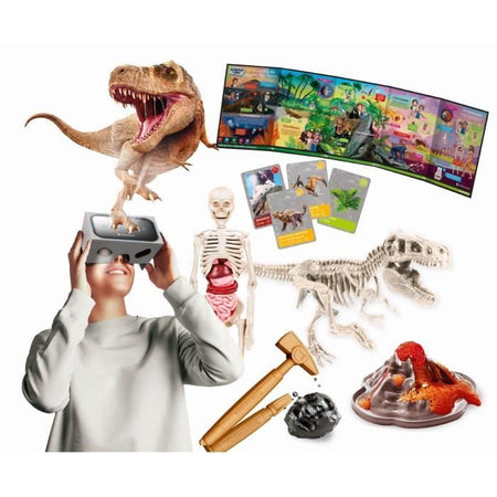 Clementoni - Scienza e gioco - La storia della vita sulla Terra - Realtà Virtuale - Più di 50 esperimenti - Made in Italy