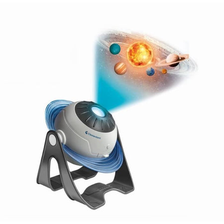 CLEMENTONI - Proiettore di Pianeti e Costellazioni - 3 modalità di gioco - Contenuti gratuiti e applicazione quiz