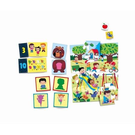 Clementoni - Scatola da 8 giochi in 1 - Giochi educativi forme, colori, numeri, quantità - Dai 3 anni in su