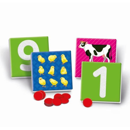 Montessori - Clementoni - Numeri tattili - Gioco educativo apprendimento numeri - 10 carte con numeri grezzi - Dai 3 anni in su