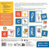 Montessori - Clementoni - Lettere tattili - Gioco educativo per imparare l'alfabeto - 26 cartoncini con lettere grezze - Da 3 anni in su