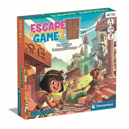 Clementoni - Escape Game viaggi nel tempo - 3 avventure - Da 8 anni in su