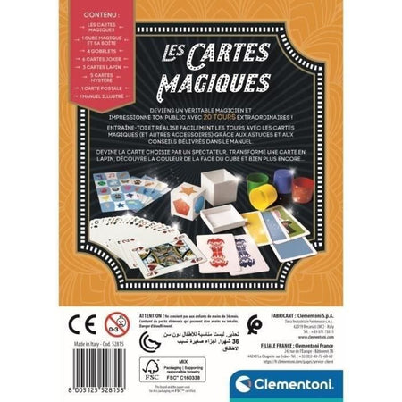 Clementoni - Scatola magica - 20 trucchi - Dai 7 anni