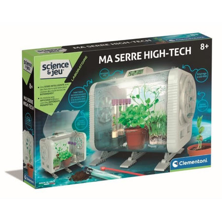 CLEMENTONI - La mia serra high-tech - 3 modi per coltivare - Sensori per controllare luce, temperatura e umidità -