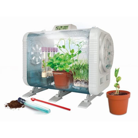 CLEMENTONI - La mia serra high-tech - 3 modi per coltivare - Sensori per controllare luce, temperatura e umidità -