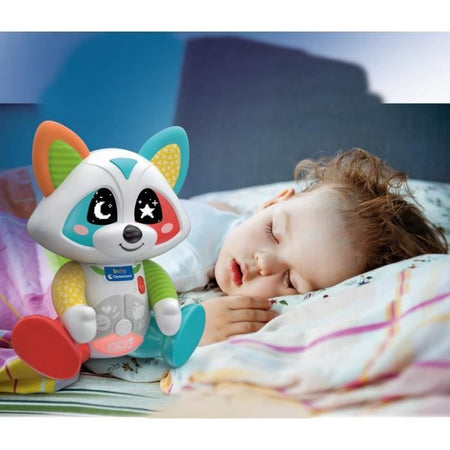 Baby Clementoni - Oliver, il procione giocoso - Gioco interattivo - 4 modalità di gioco: Emozioni, Pasti, Storia ed Esplorazione.