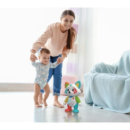 Baby Clementoni - Oliver, il procione giocoso - Gioco interattivo - 4 modalità di gioco: Emozioni, Pasti, Storia ed Esplorazione.