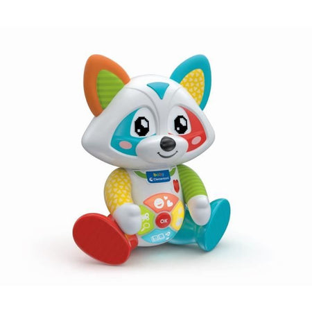 Baby Clementoni - Oliver, il procione giocoso - Gioco interattivo - 4 modalità di gioco: Emozioni, Pasti, Storia ed Esplorazione.