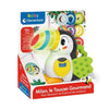 Baby Clementoni - Milano, il tucano goloso - Gioco educativo con funzioni elettroniche - Becco luminoso - Ali in stoffa