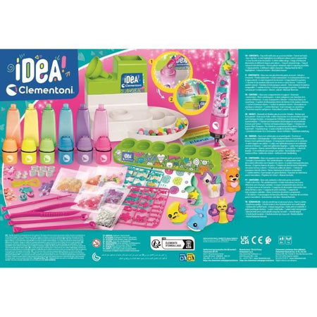 Clementoni - L'atelier des fluorescents - Crea 10 illuminanti fluorescenti - Made in Italy