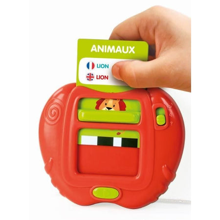 CLEMENTONI - Le mie prime 100 parole Bilingue - Giochi educativi - 2 modalità di gioco: Quiz e scoperta - Suoni e filastrocche