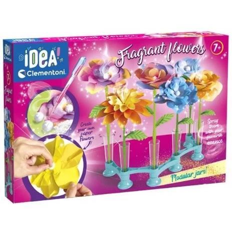 CLEMENTONI - Fiori profumati da creare - 7 creazioni - IDEA - Per bambini dai 7 anni