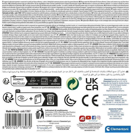 Clementoni - cesto sensoriale Clemmy - 15 pezzi