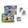 Paw Patrol - Set attività prescolare Clementoni 4 in 1 - 2 puzzle, 6 cubi e un memo - Made in Italy