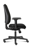 Poltroncina ergonomica operativa con schienale alto e braccioli regolabili in altezza
