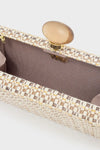 Clutch con tracolla e chiusura pietra | NALÌ