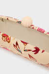 Clutch con tracolla ricamo fiori | NALÌ