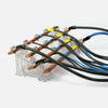 Supporti per barre in rame autoestinguente IP00 resistenza al calore 130° C