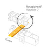 Supporti per barre in rame autoestinguente IP00 resistenza al calore 130° C