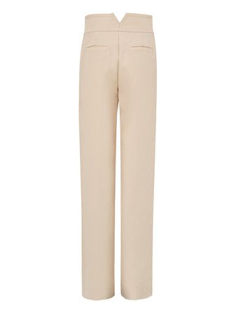 CULT GAIA Pantaloni Cipria con Fascia in Vita Cult Gaia da donna