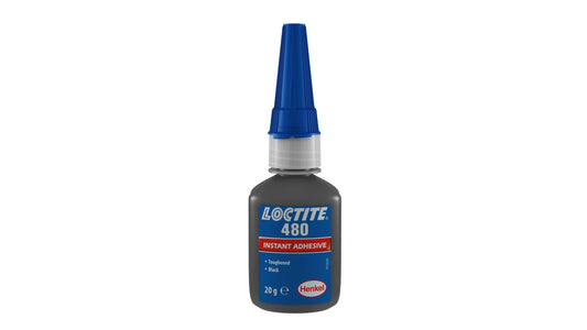 Colla LOCTITE 480 FISSAGIO SUPER RAPIDO GOMMA METALLI MAGNETI 20GR AMBIENTI UMIDI