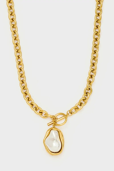 Collana chiusura toggle con perla | NALÌ