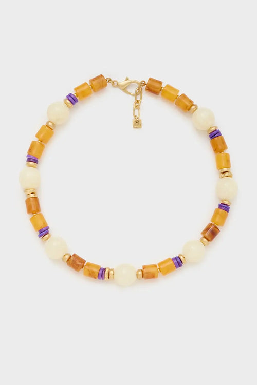 Collana girocollo in resina con sfere | NALÌ