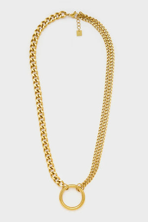 Collana a catena con pendente anello | NALÌ