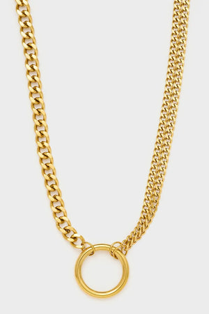 Collana a catena con pendente anello | NALÌ