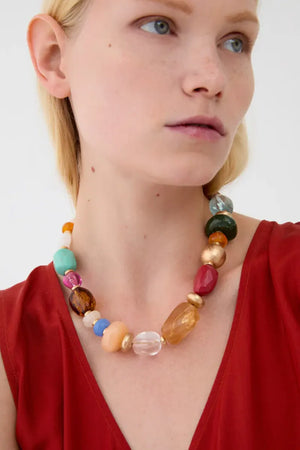 Collana girocollo pietre in resina | NALÌ