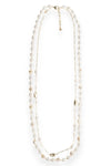Collana lunga con perle in ceramica | MYA ACCESSORIES