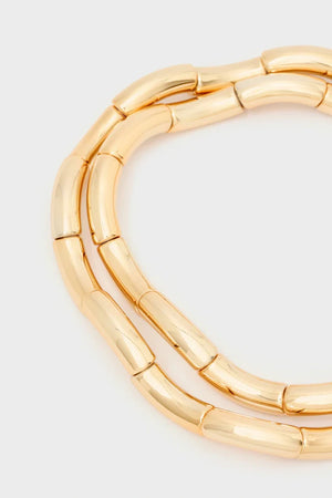 Collana Due Tubolari Oro | NALÌ