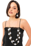 Collana lunga con pietre in acrilico | MYA ACCESSORIES