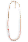 Collana lunga catena con pietre in acrilico | MYA ACCESSORIES