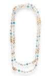 Collana lunga catena con sfere perlate | MYA ACCESSORIES