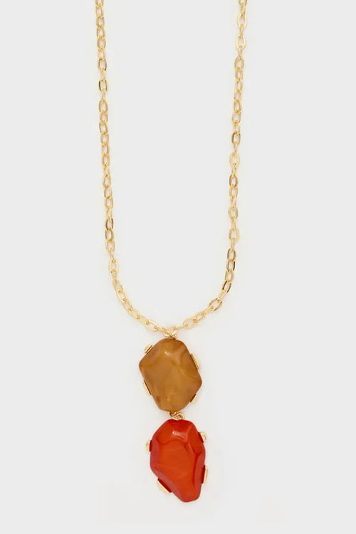 Collana lunga con pendenti acrilico | NALÌ