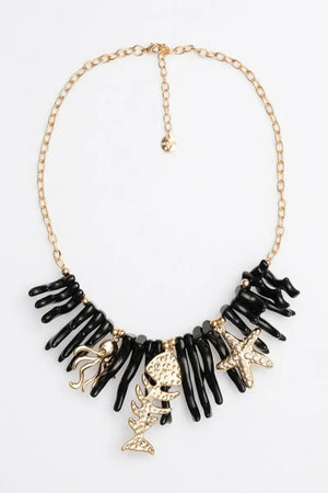 Collana girocollo con coralli in acrilico | MYA ACCESSORIES