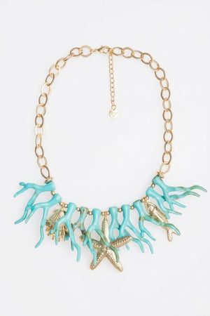 Collana girocollo con coralli in acrilico | MYA ACCESSORIES