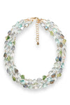 Collana a tre fili con pietre in vetro | MYA ACCESSORIES